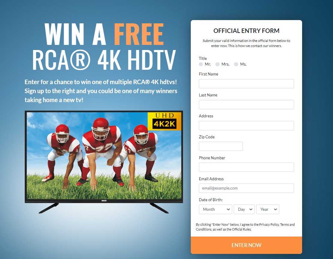 MonthlySweeps- RCA 4K HDTV CPL - USA